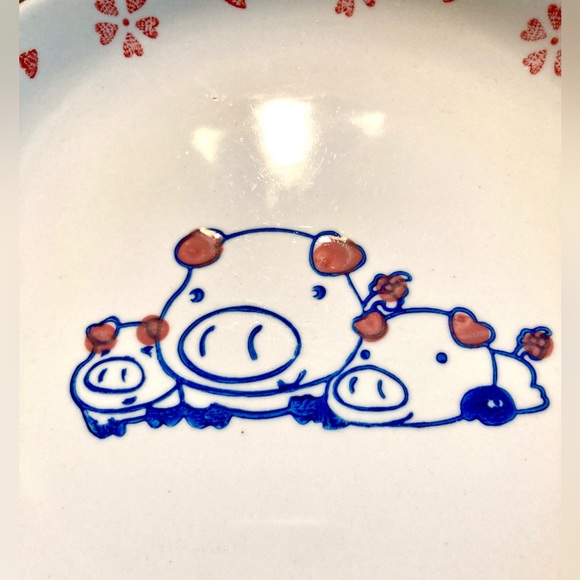 Adorable Collectible Piggy Plate - Picture 3 of 5